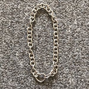 Tiffany’s silver heart necklace